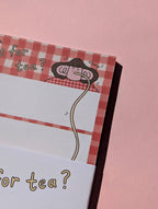 What's for Tea? Illustrated Note Pad