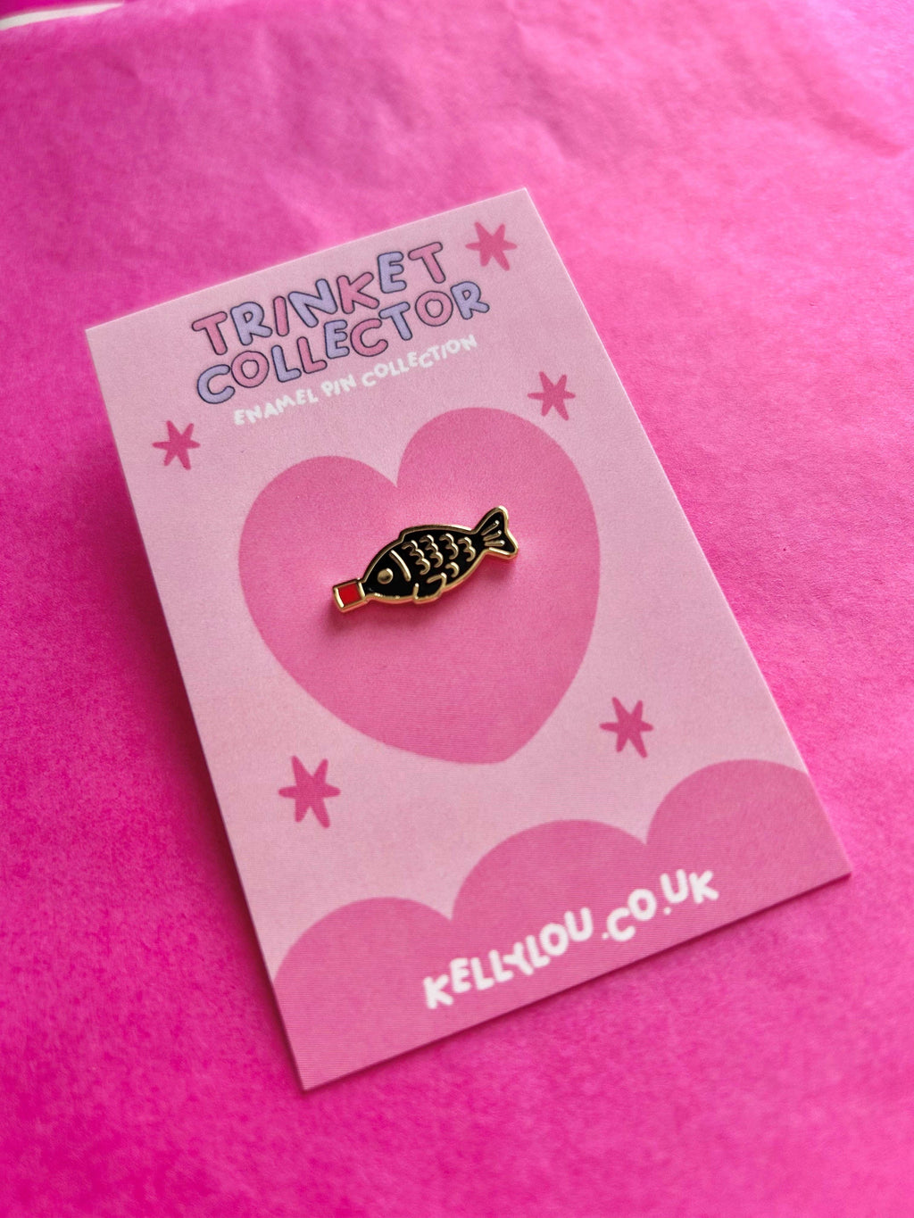 Soy Sauce Fish - Mini Enamel Pin