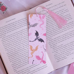 Dragon Pattern Bookmark - Fantasy Bookmark with Tassel