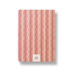 Pink Waves Stepped Softcover Lined Notebook