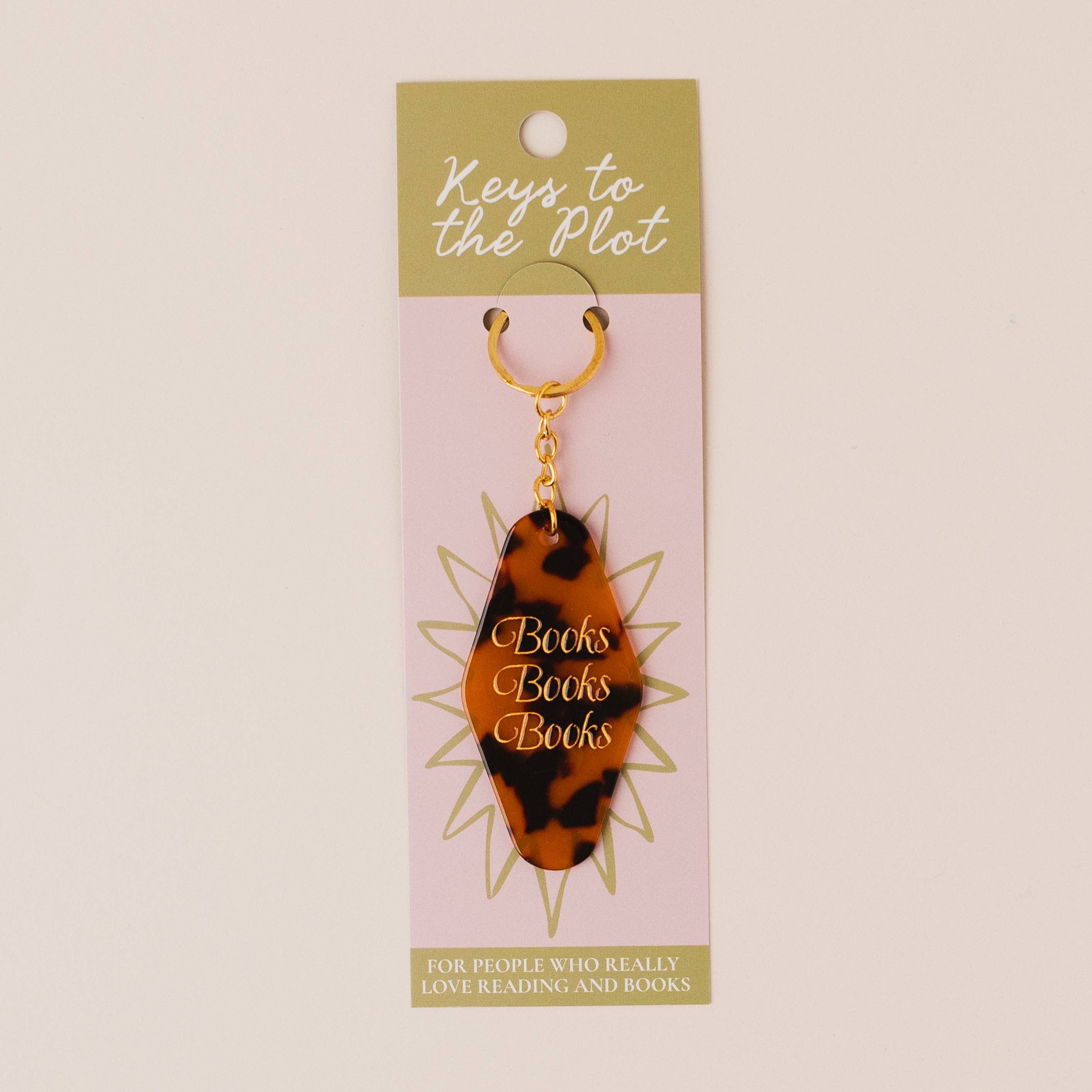 BOOKS BOOKS BOOKS - Keyring