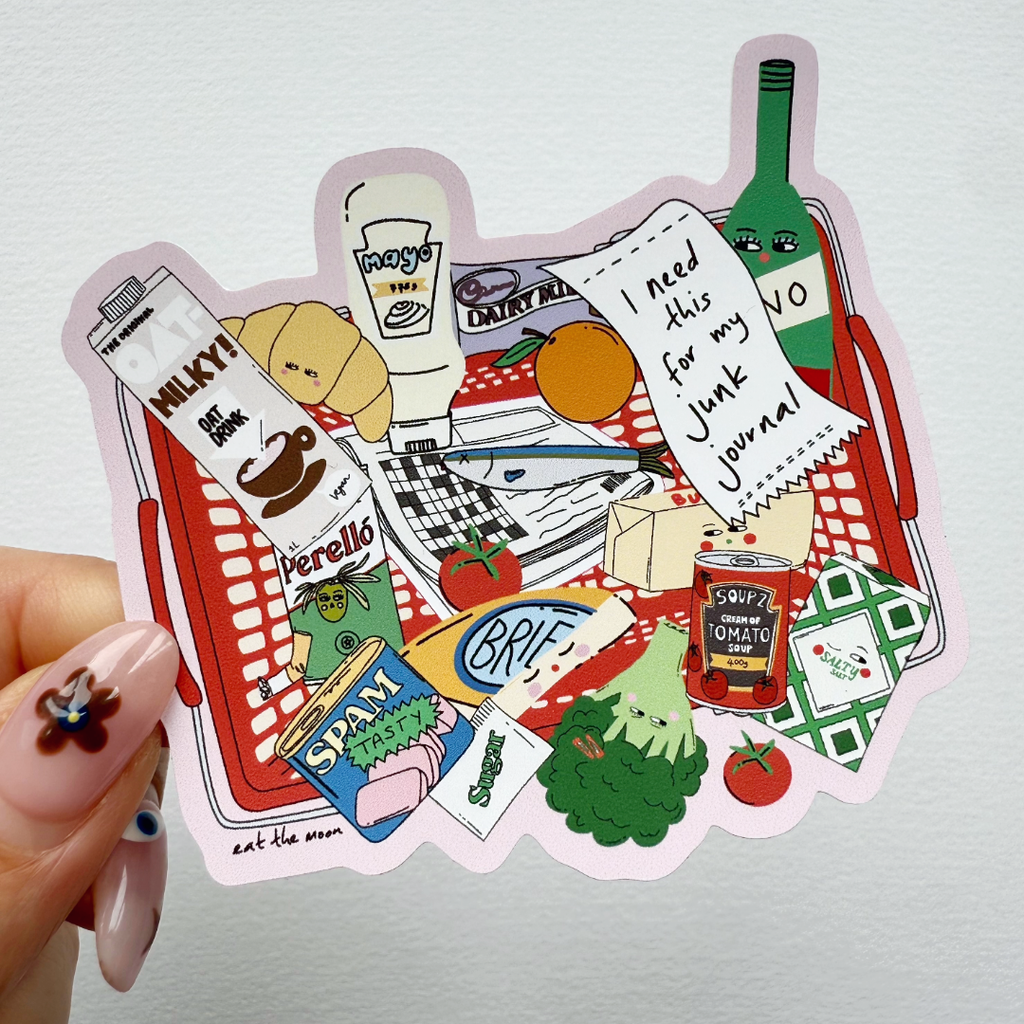 Grocery Vinyl Glossy Sticker