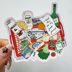 Grocery Vinyl Glossy Sticker