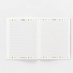 12 Month - Monthly Planner - Red Scandinavian Floral