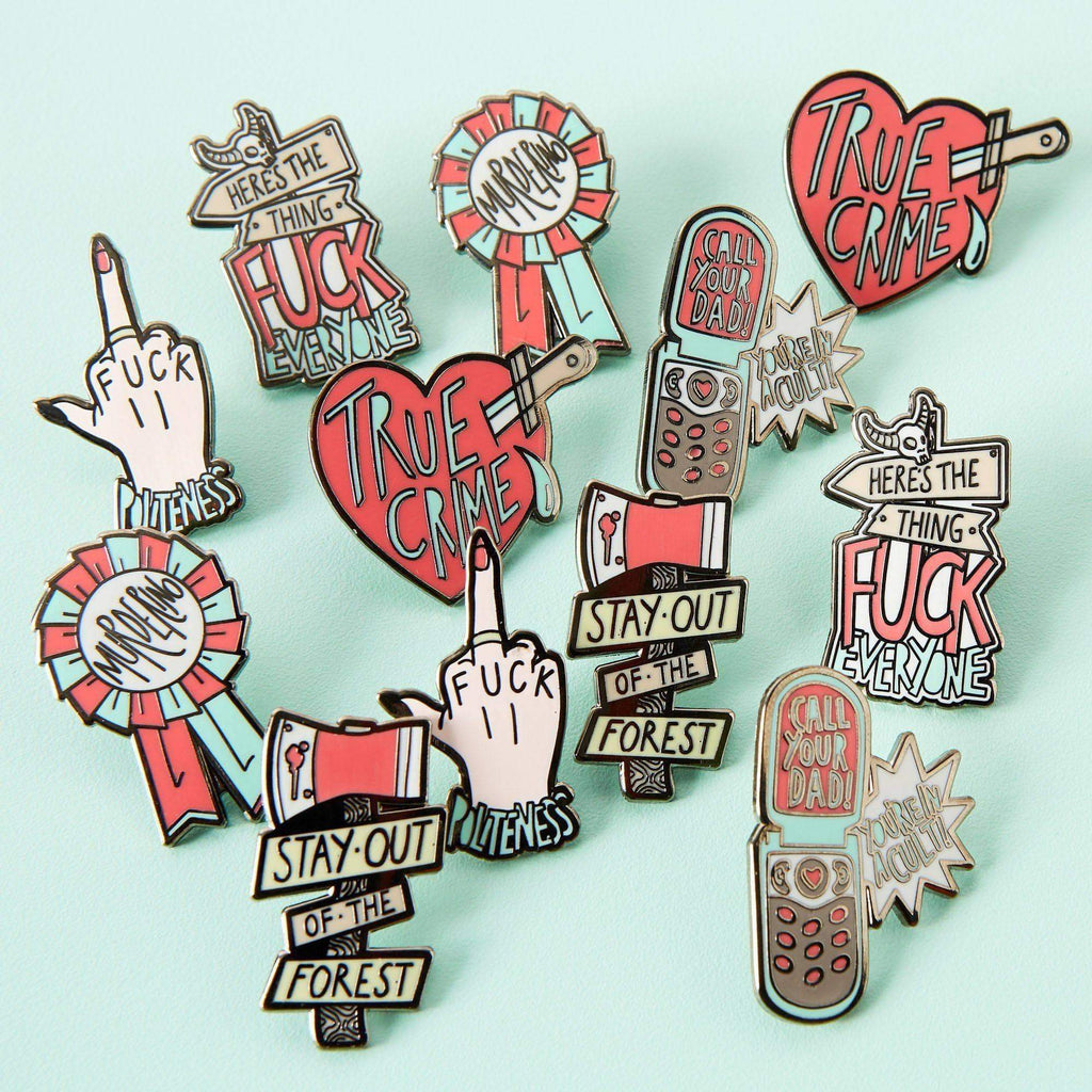 Call Your Dad, You're in a Cult Enamel Pin