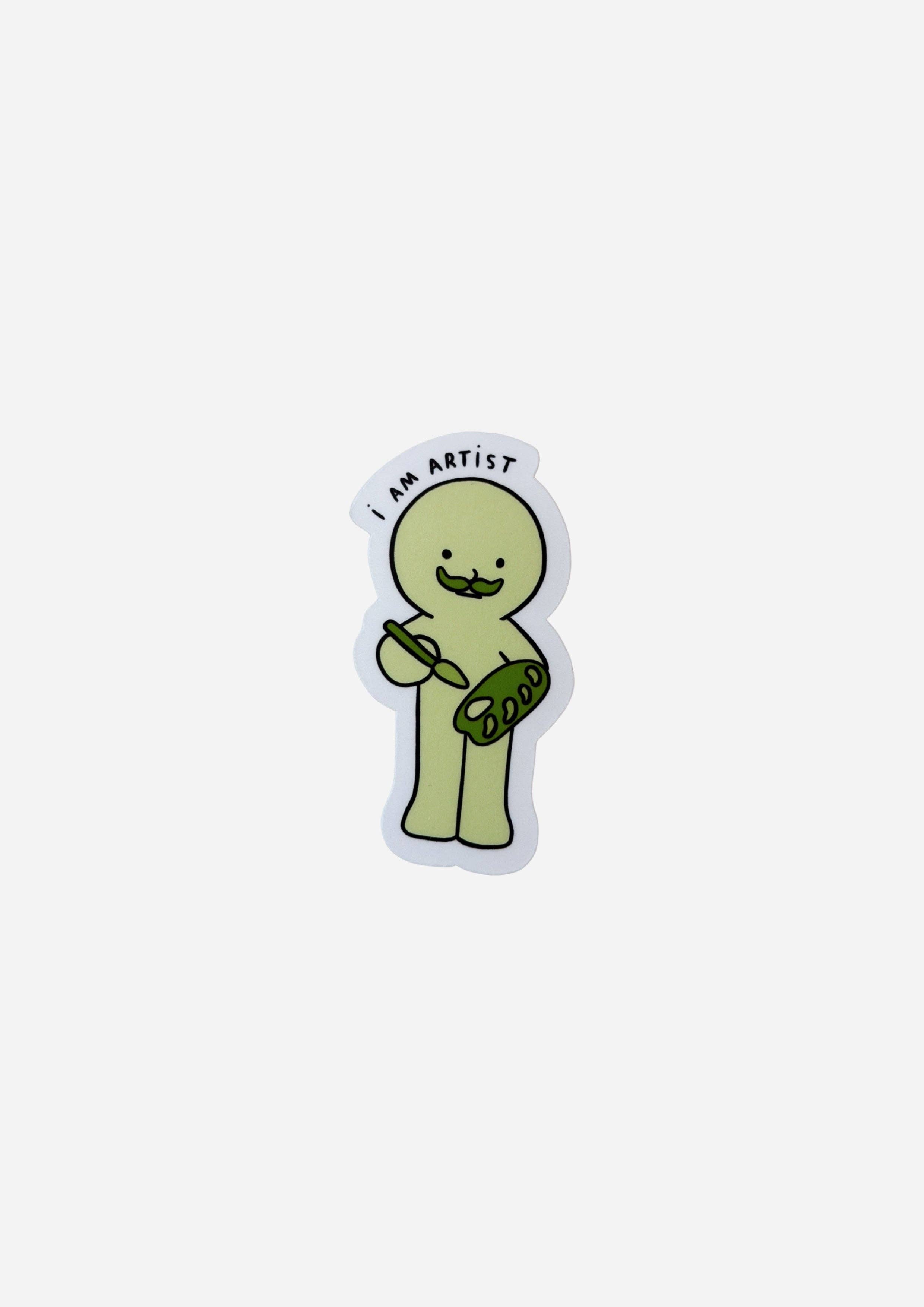 I Am Artist Vinyl Sticker