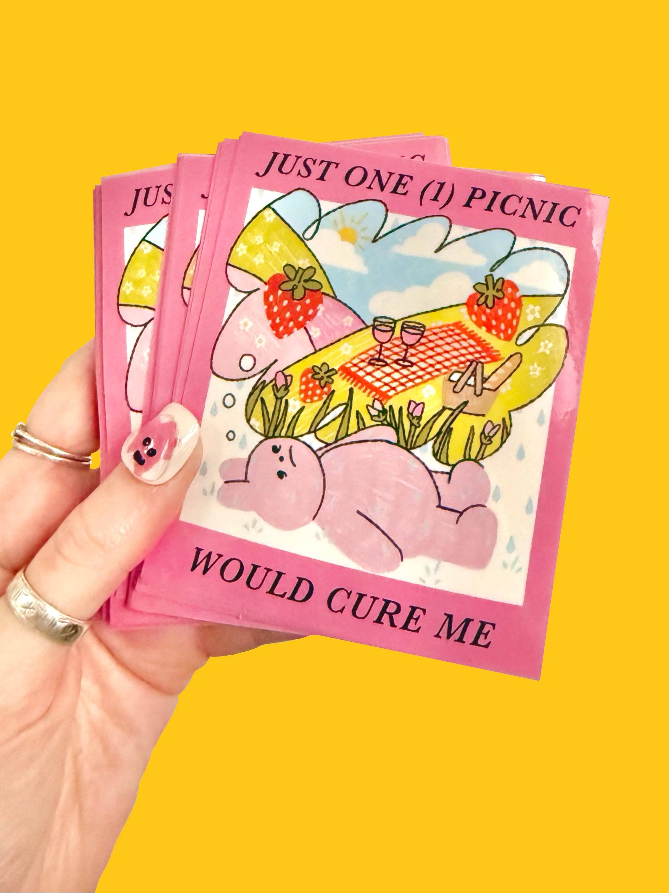 Just One (1) Picnic Sticker