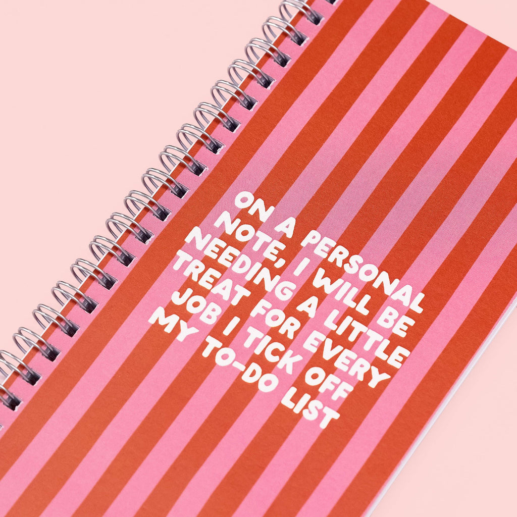 Ringbound Week Planner - Pink & Orange
