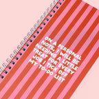 Ringbound Week Planner - Pink & Orange