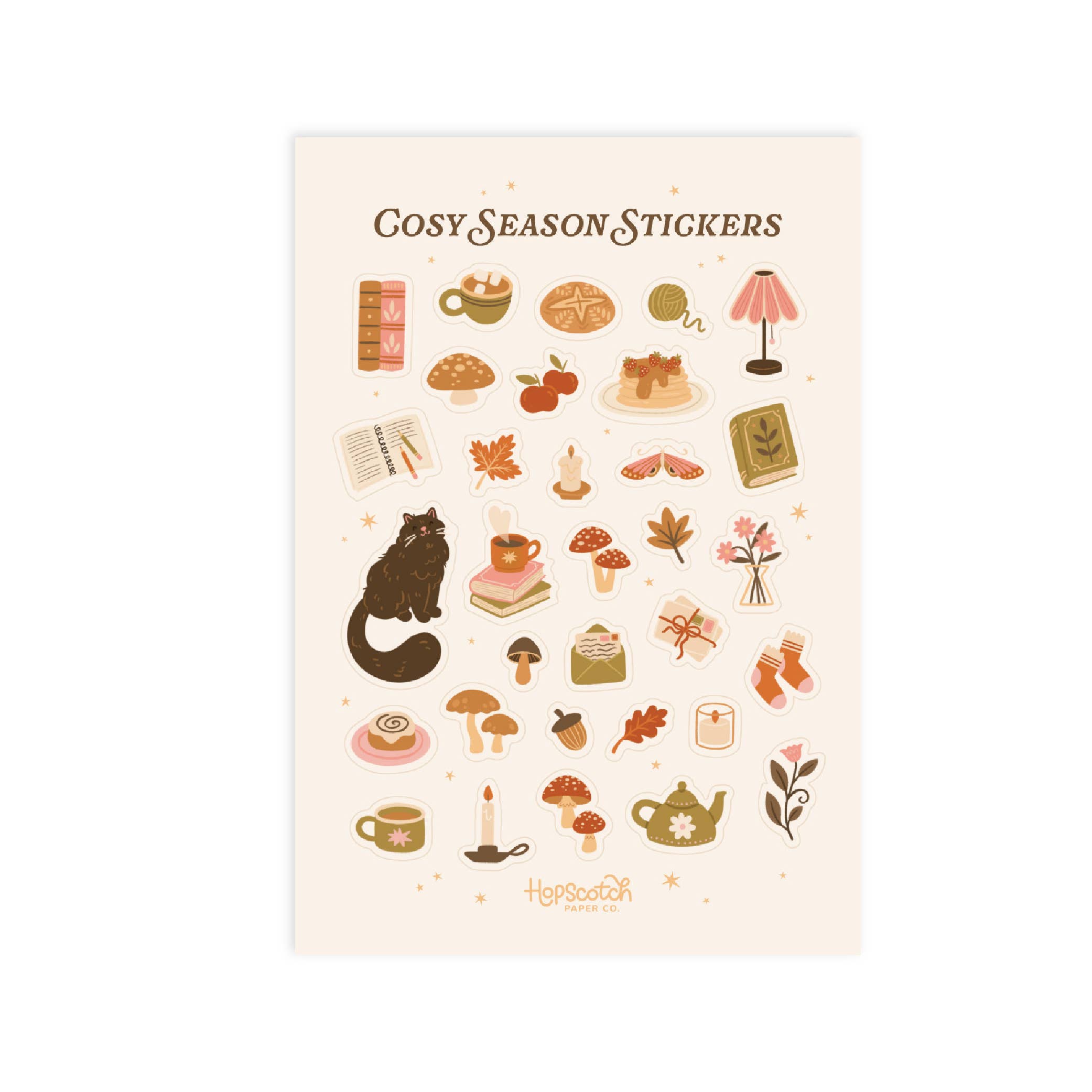 Cosy Season Journal Sticker Sheet