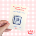 Book Lovers Club Stamp Magnetic Kindle or Phone Grip
