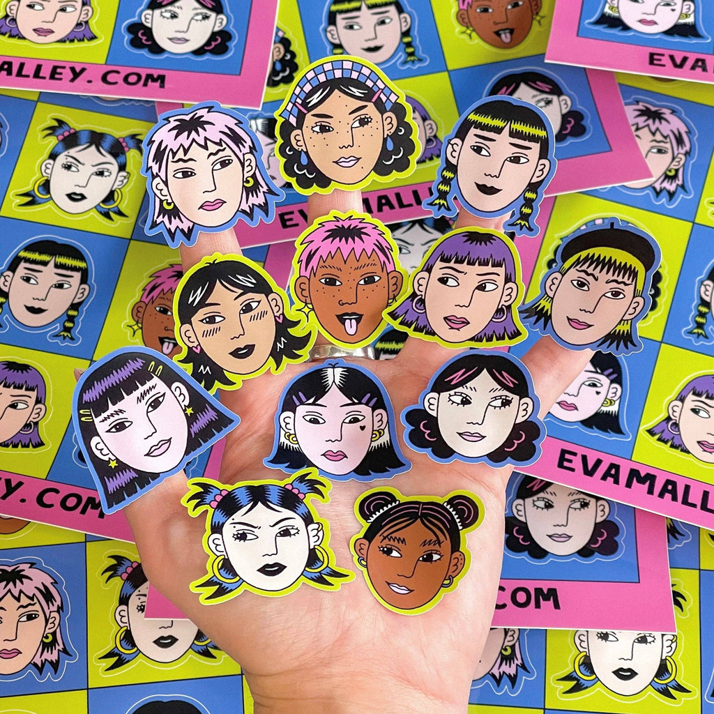 GIRLS STICKER SHEET