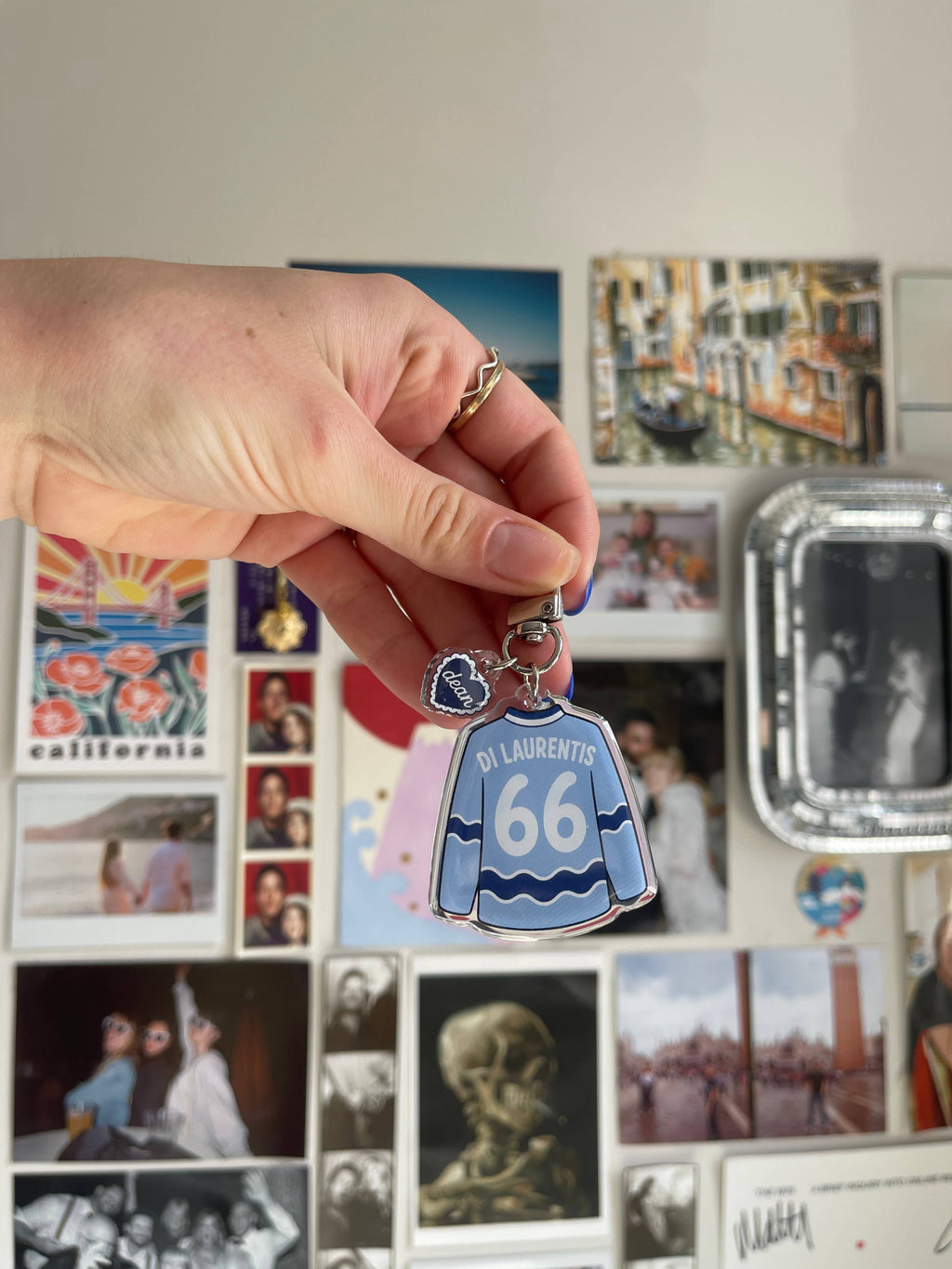 Hockey Boys Jersey Acrylic Keychain
