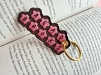 Starry Read Books Patch Keychain