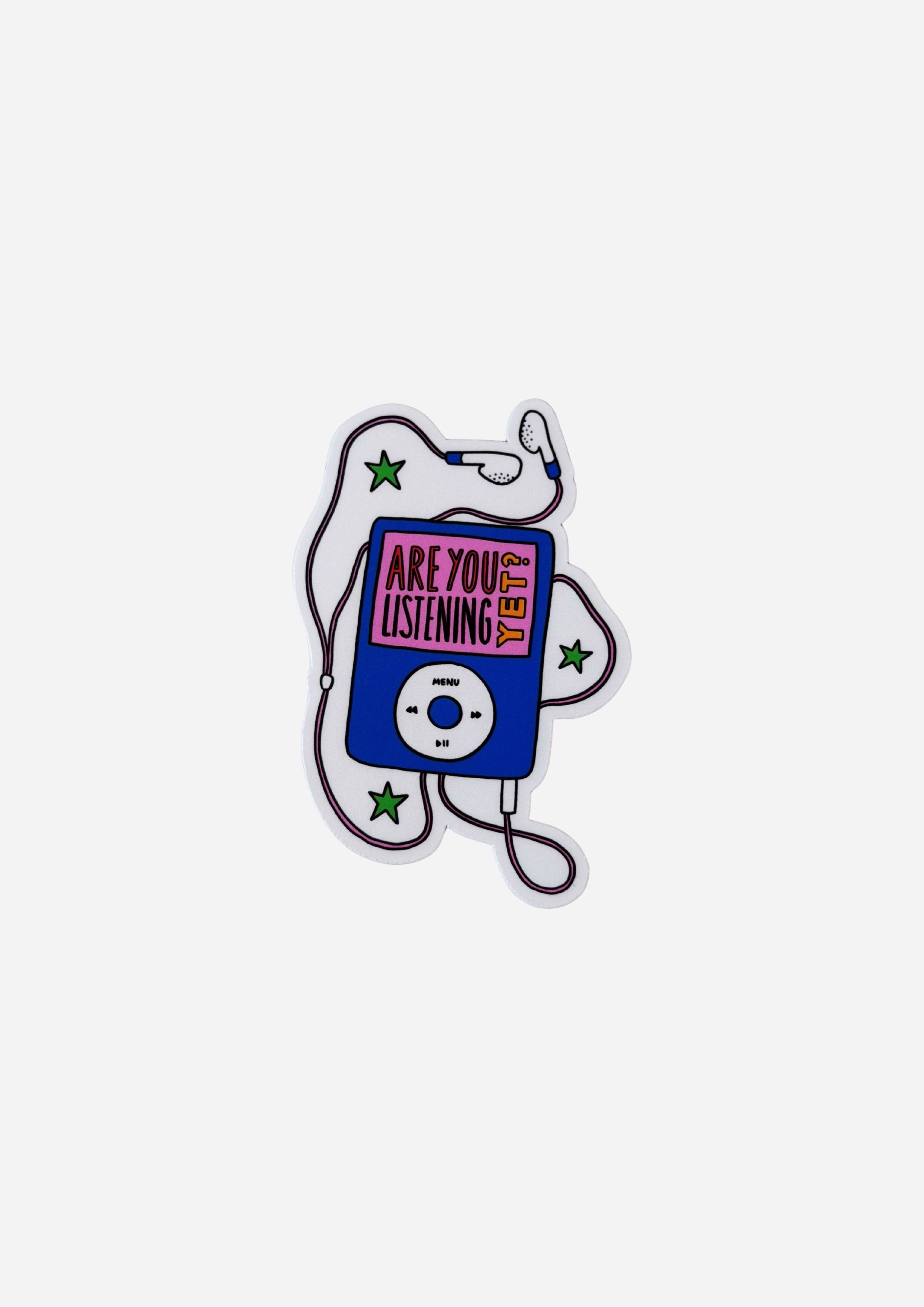 Are You Listening Yet Harry Styles Vinyl Sticker