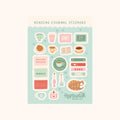 Reading Journal Sticker Sheet - Literary Stationery and Gift