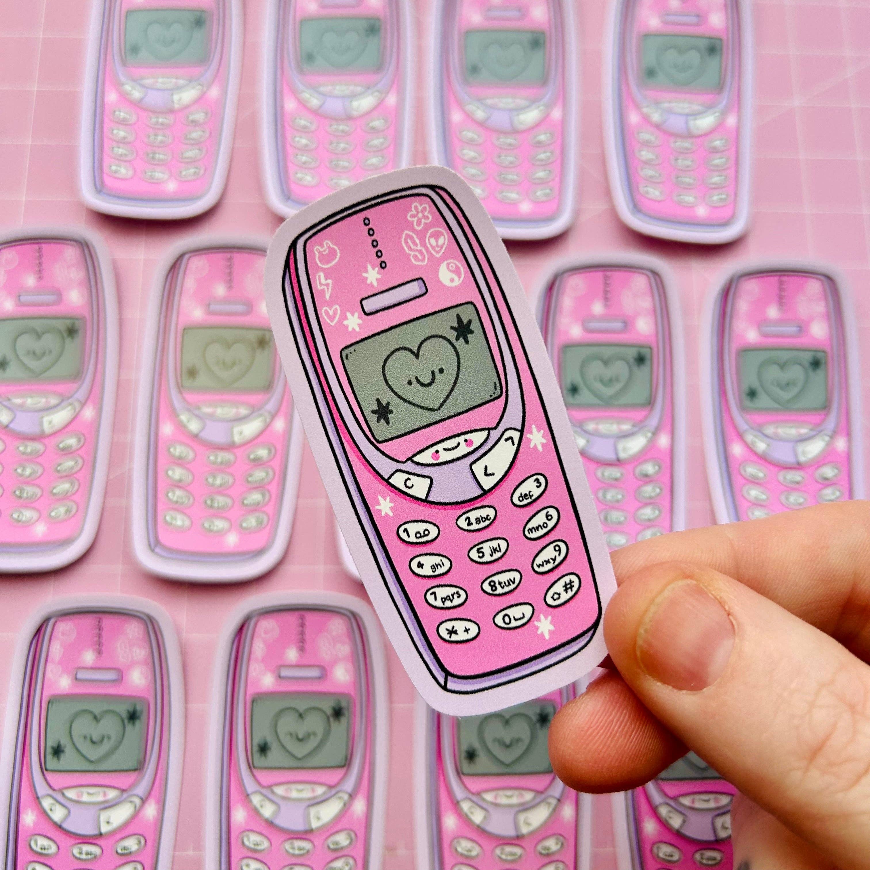 Y2K Mobile Phone Vinyl Sticker