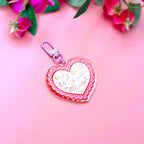 Very Close To A Little Meltdown | Double Sided Heart Shaped Key Chain
