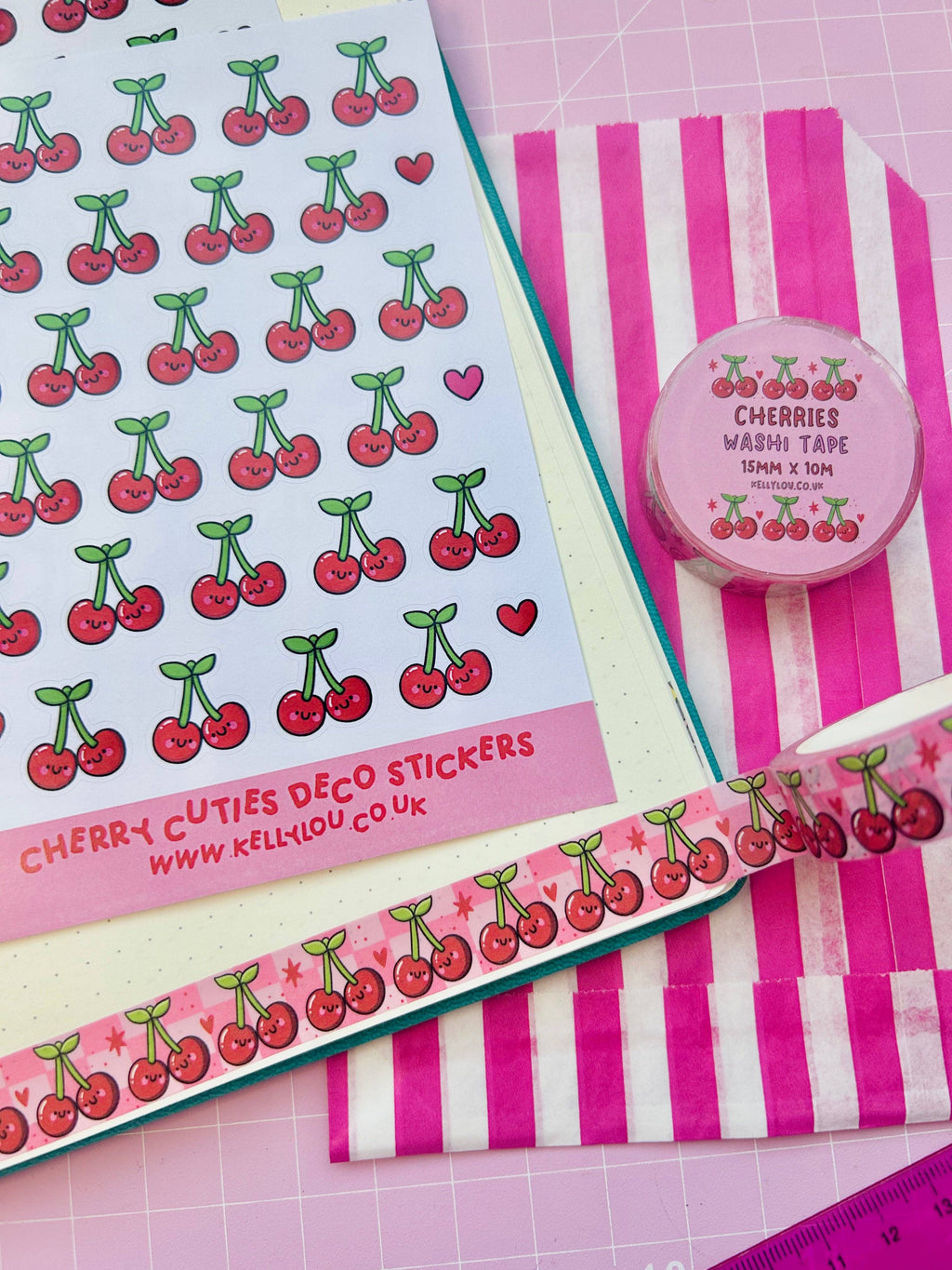 Cherry Cuties - Deco Sticker Sheet