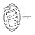 Framed Rubber Stamp