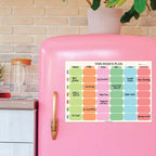A3 Weekly Fridge Magnet Family Planner