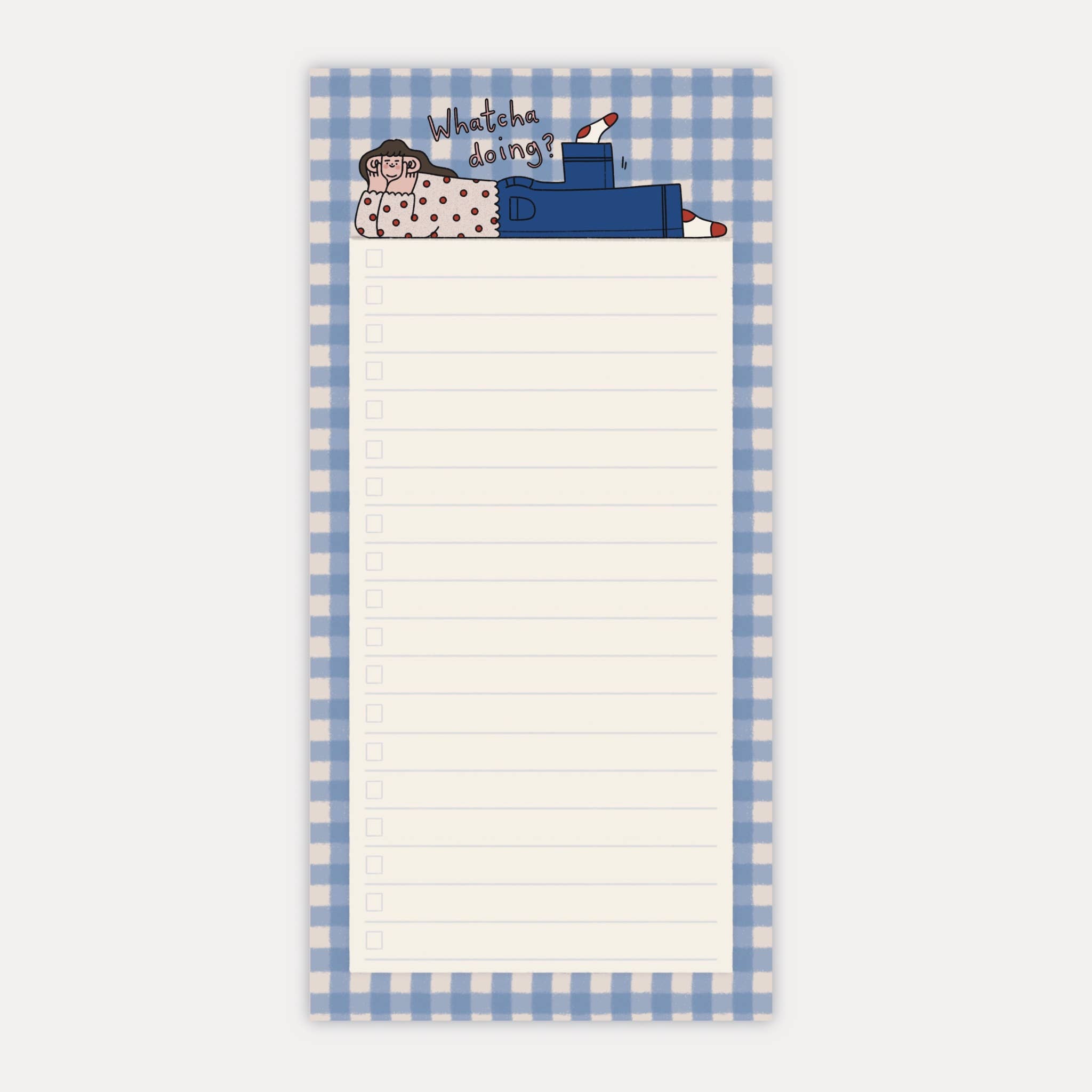 Whatcha Doing? Illustrated Note Pad
