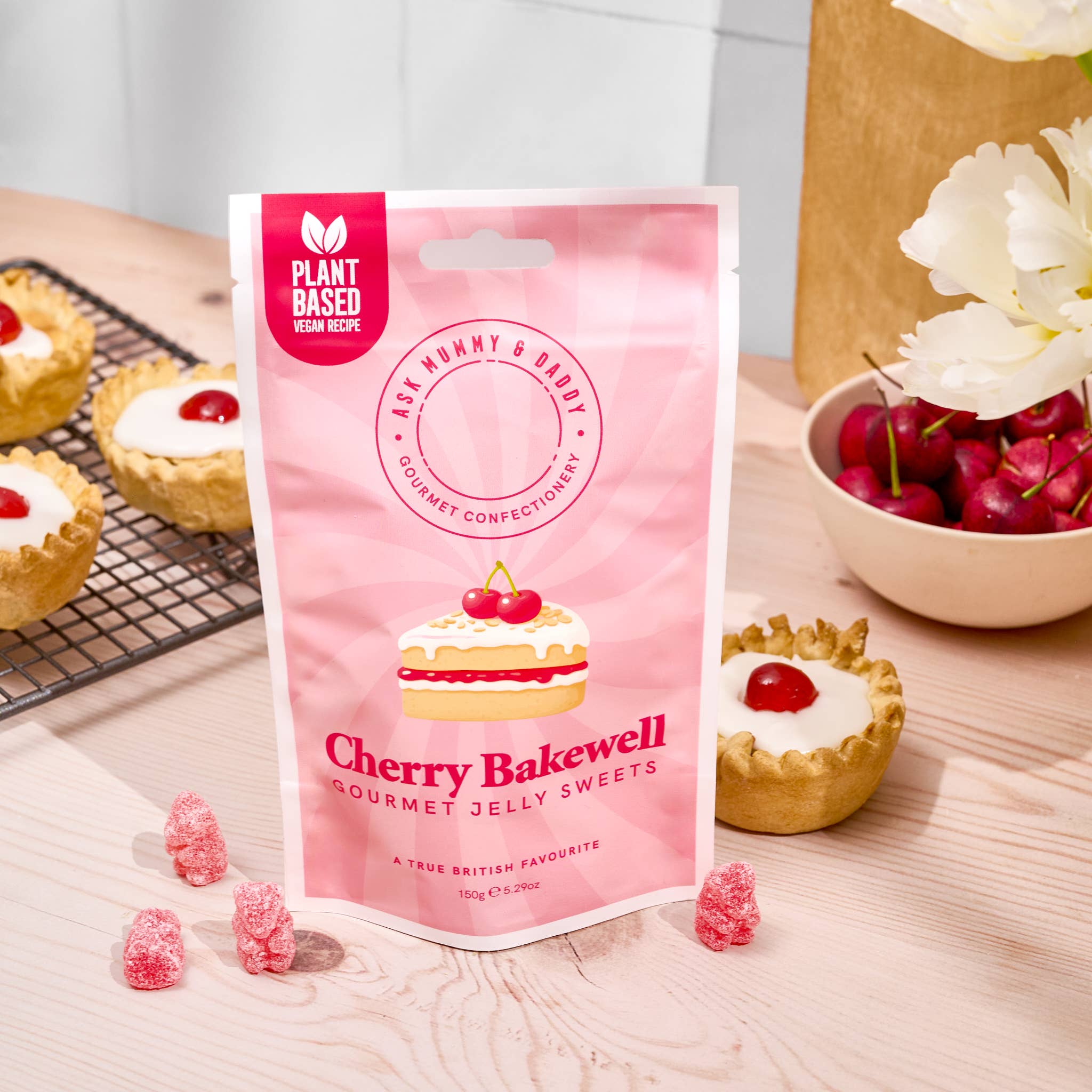 Cherry Bakewell Gourmet Jelly Sweets