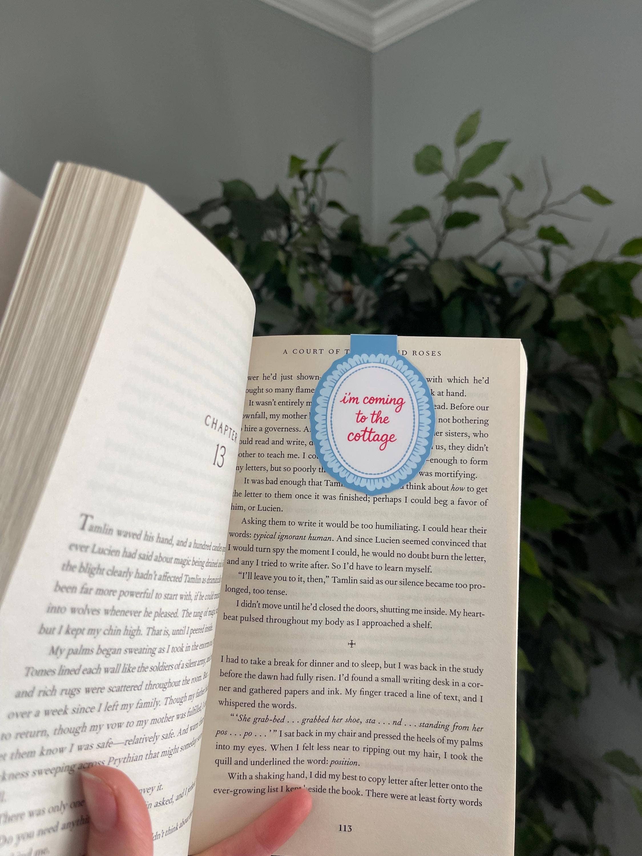 Cottage Core Magnetic Bookmark