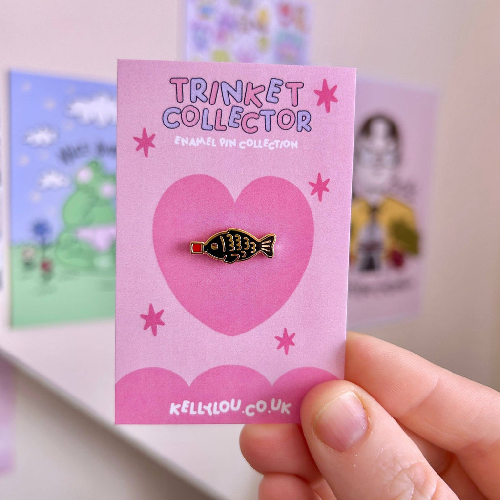 Soy Sauce Fish - Mini Enamel Pin