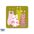 Deely Bopper Cat Coaster - Sunshine Llama