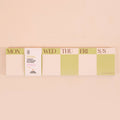 Keyboard Weekly Planner Pad | Matcha