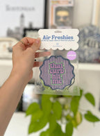 That Curb Hit Me Lavender Car Air Freshener