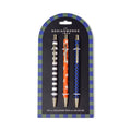 DesignWorks Ink A Dopo 3 Pen Set - Stripe, Star, Check