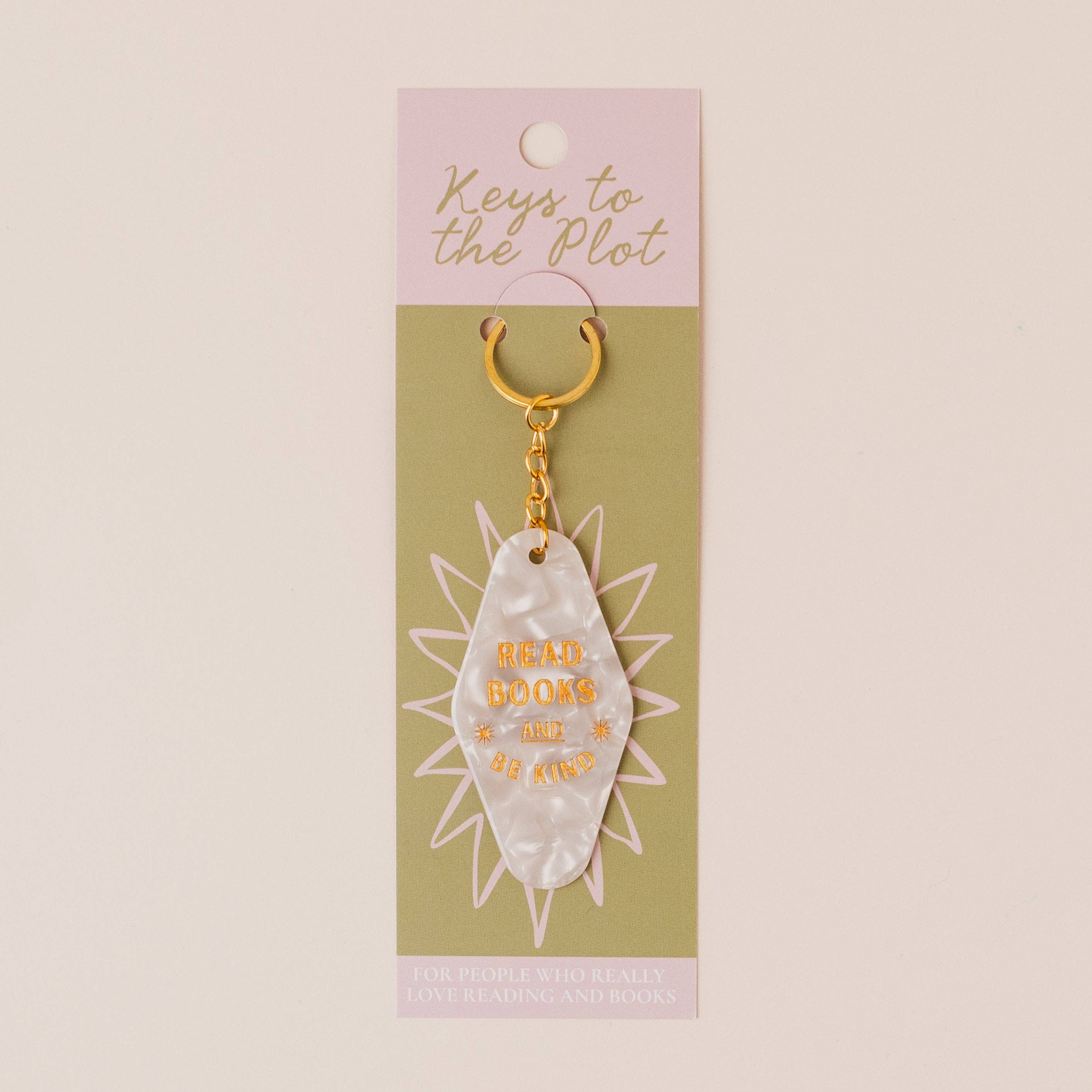 READ BOOKS AND BE KIND - Keyring