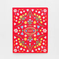 12 Month - Monthly Planner - Red Scandinavian Floral