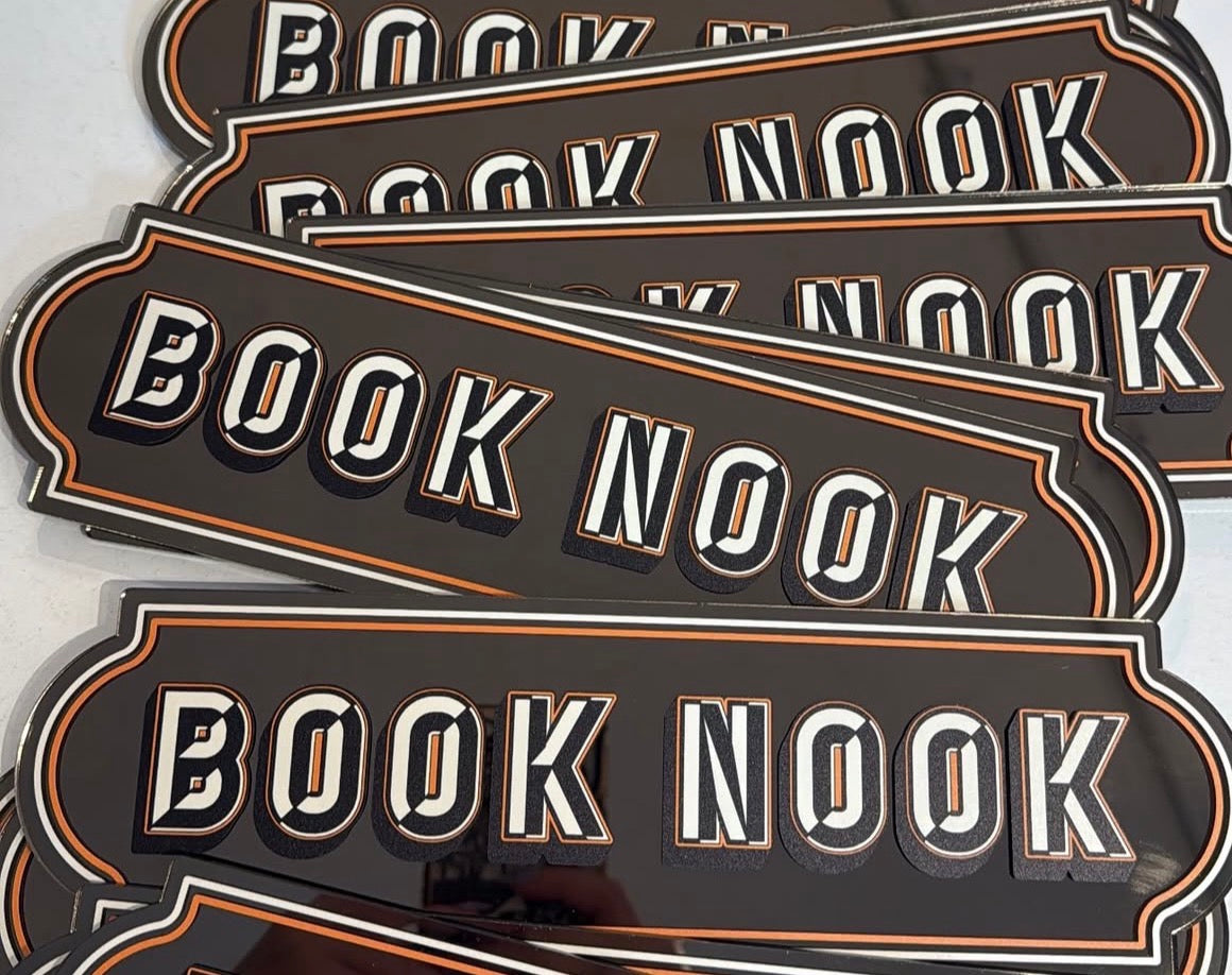 Book Nook Small Rectangle Sign