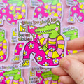 Life Is Too Short To Wear Boring Clothes - Vinyl Sticker