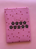 Read Books Gingham Embroidered Kindle Sleeve