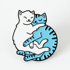 Cuddling Cats Soft Enamel Pin