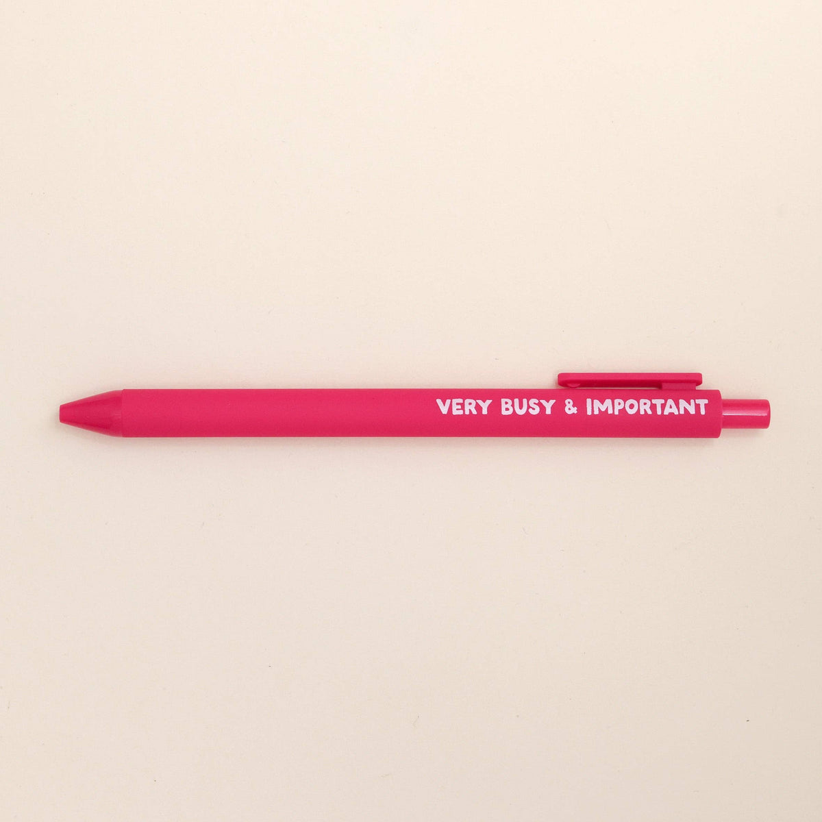 Ballpoint Pen - Very Busy & Important