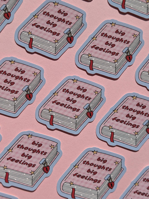 Big Thoughts Big Feelings Sticker