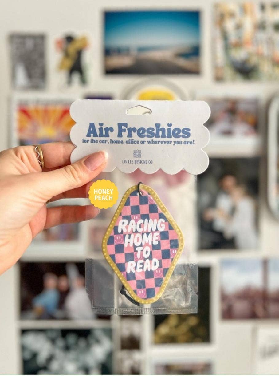 Racing Home to Read Air Freshener