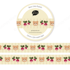 Bear Likes Radish Washi Tape
