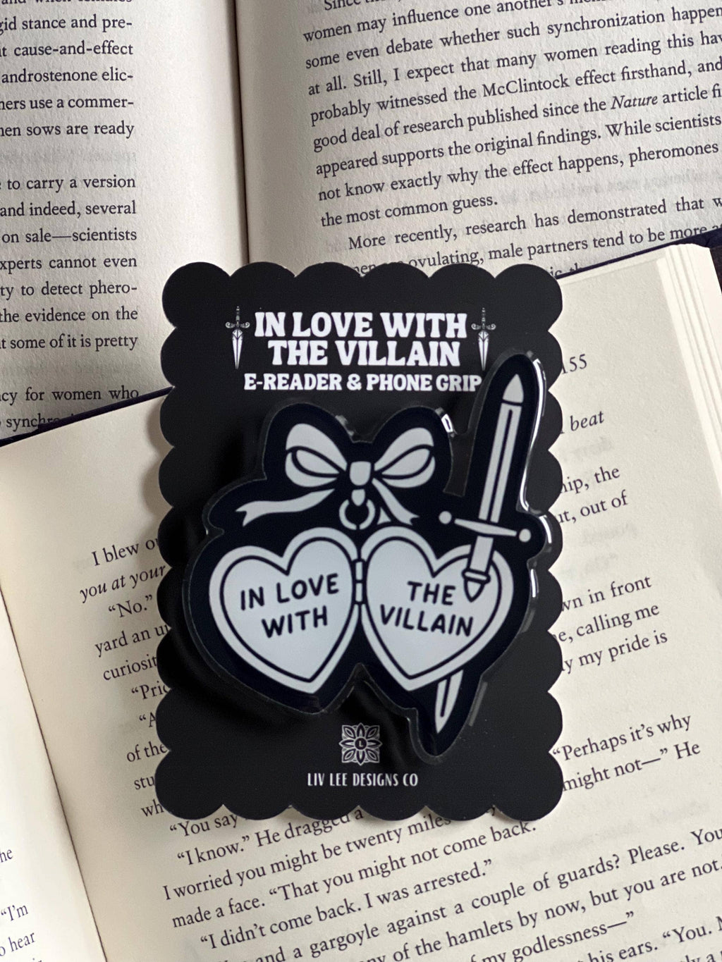 In love with Villain Kindle & Phone Grip