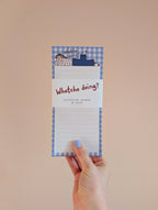 Whatcha Doing? Illustrated Note Pad