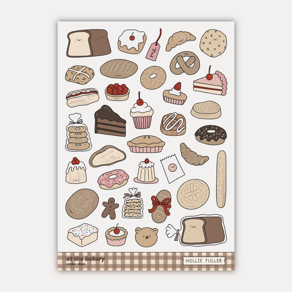 Mini Sticker Sheet - At The Bakery