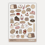 Mini Sticker Sheet - At The Bakery
