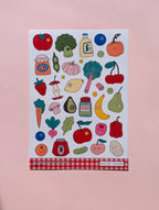 Mini Sticker Sheet - At The Farmer's Market