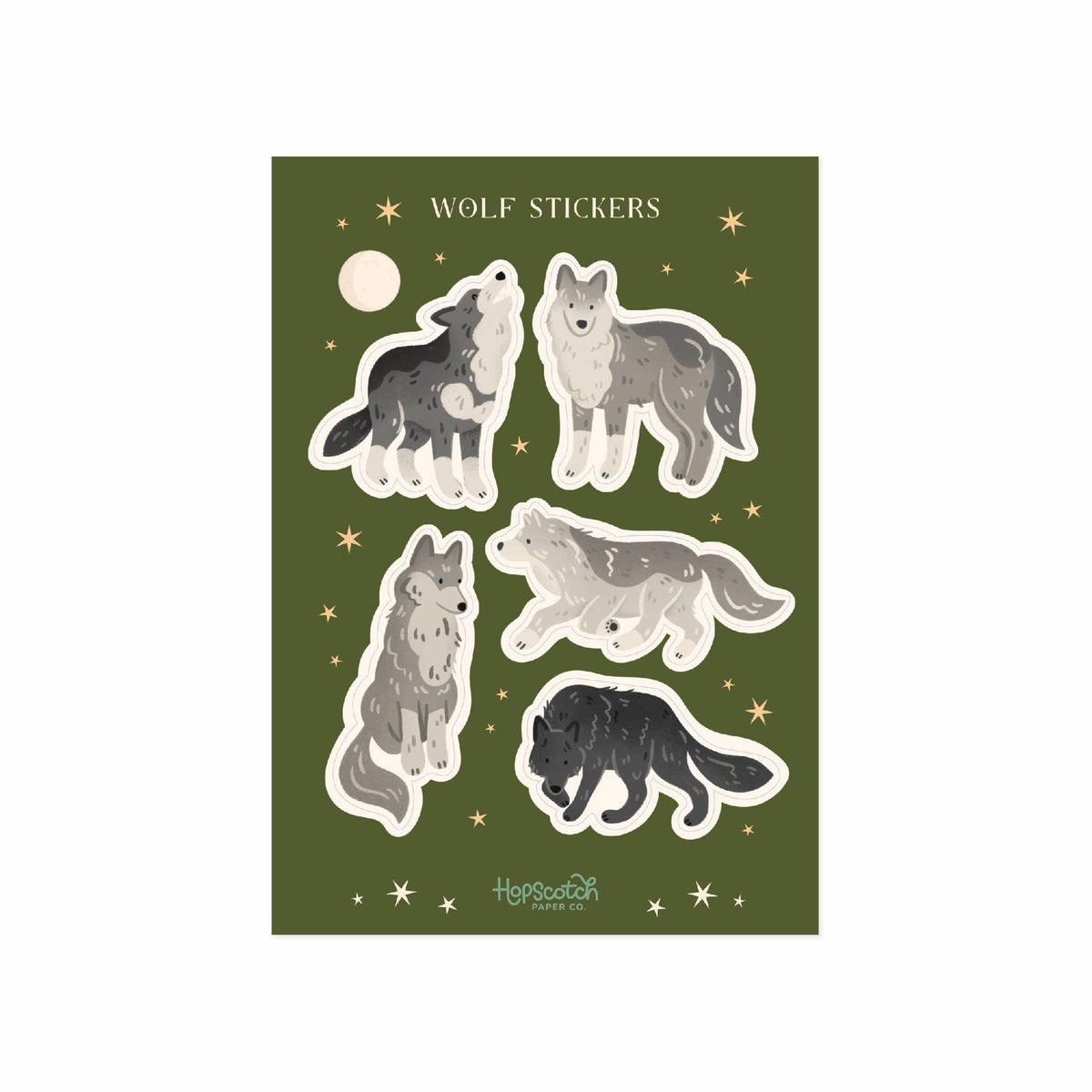 Wolves Sticker Sheet