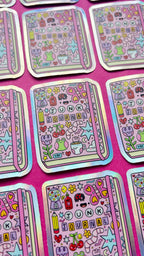 Junk Journal - Holographic Vinyl Sticker